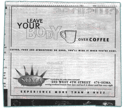 soma: leave your body over coffee